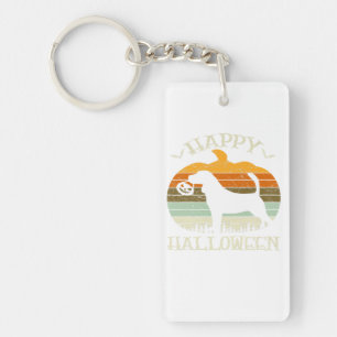 Beagle Dog Pumpkin Halloween Costume Hondenliefheb Sleutelhanger