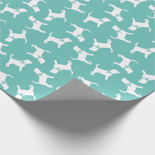 Beagle Dog Puppy Cadeaupapier (Hoek)