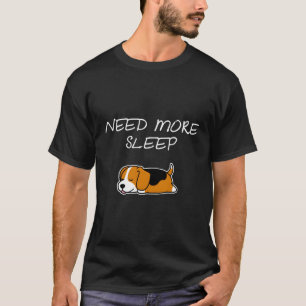 Beagle Dog Puppy heeft meer slaap beagle Pajama no T-shirt