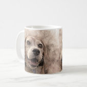 Beagle Dog Puppy Mok Coffee Mok Cup (Voorkant links)
