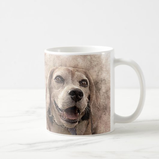 Beagle Dog Puppy Mok Coffee Mok Cup (Rechts)