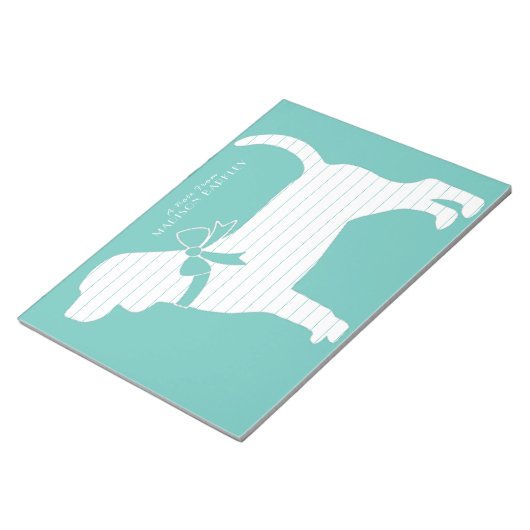 Beagle Dog Puppy Notitieblok (Schuin)