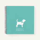Beagle Dog Puppy Notitieboek (Voorkant)