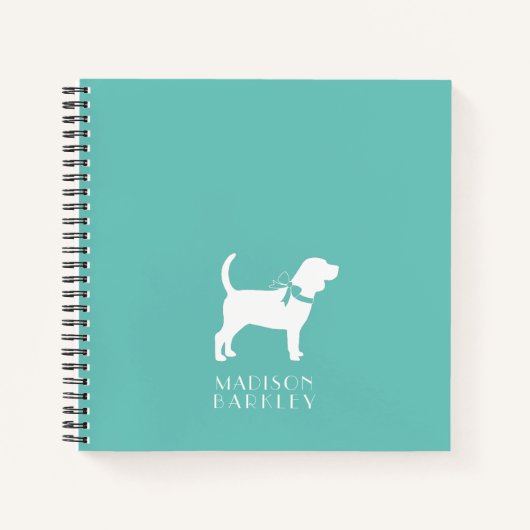 Beagle Dog Puppy Notitieboek (Voorkant)