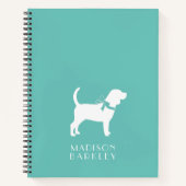 Beagle Dog Puppy Notitieboek (Voorkant)