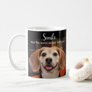 Beagle Dog Quote Cute Smilling Foto Koffiemok