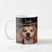 Beagle Dog Quote Cute Smilling Foto Koffiemok (Links)