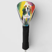 Beagle Dog - Samenstelling 003 Golfheadcover (Voorkant)