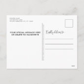 Beagle Dog Santa Festive Tree kerst Feestdagenkaart (Achterkant)