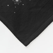 Beagle Dog Santa Sleigh Flying Funny Magical Chris Fleece Deken (Hoek)