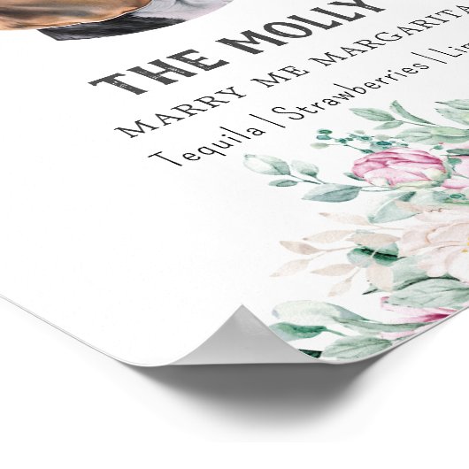 Beagle Dog Signature Drink Teken Poster (Hoek)