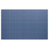 Beagle Dog Silhouette Pet Navy Blue Stof (Yard (91,4 cm))