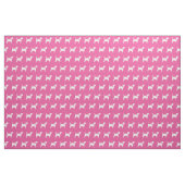 Beagle Dog Silhouette Pet Roze Stof (Fat Quarter)