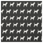 Beagle Dog Silhouette Pet Stof (Swatch)