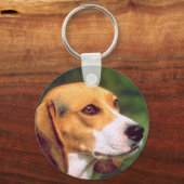 Beagle Dog Sleutelhanger (Voorkant)