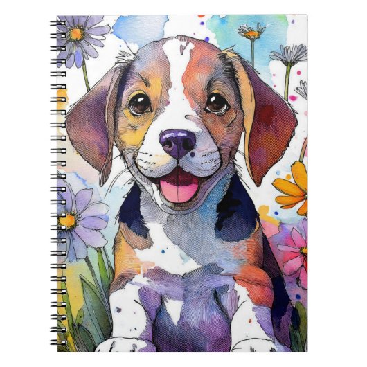 Beagle Dog Spiral Notitieboek (Voorkant)
