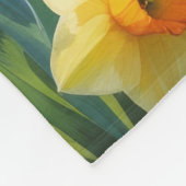 Beagle Dog Spring Bloemen Schilderen Fleece Deken (Hoek)