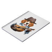 Beagle Dog Spuiter/Funny Beagle Notitieboek (Linkerzijde)