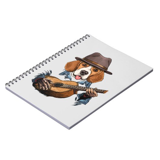 Beagle Dog Spuiter/Funny Beagle Notitieboek (Linkerzijde)