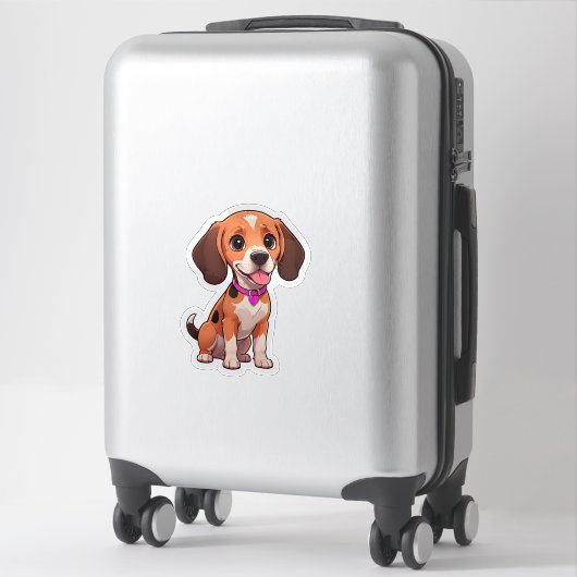 Beagle Dog Sticker (Koffer)