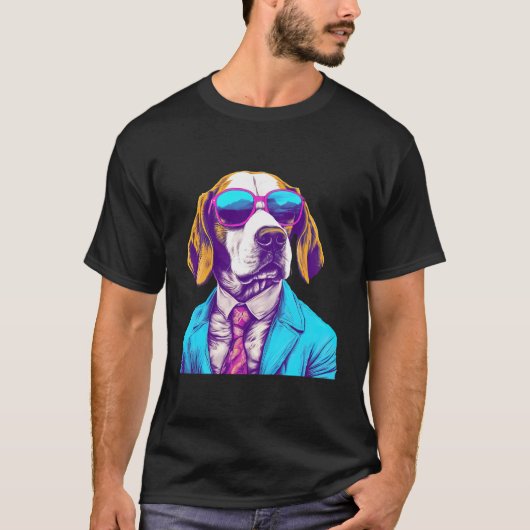 Beagle Dog  Stijl T-shirt (Voorkant)