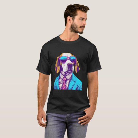 Beagle Dog Stijl T-shirt (Voorkant volledig)