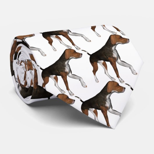 Beagle Dog Stropdas (Opgerold)