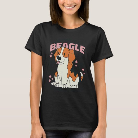 Beagle dog t-shirt (Voorkant)