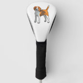 Beagle Dog T-shirt Golfheadcover (Voorkant)