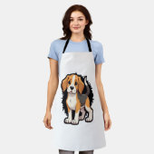 Beagle Dog T-shirt Schort (Gedragen)