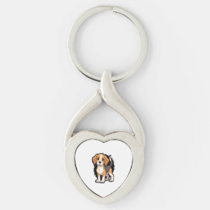 Beagle Dog T-shirt Sleutelhanger