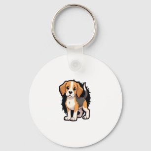 Beagle Dog T-shirt Sleutelhanger