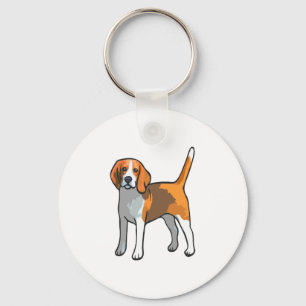 Beagle Dog T-shirt Sleutelhanger