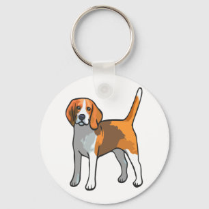 Beagle Dog T-shirt Sleutelhanger