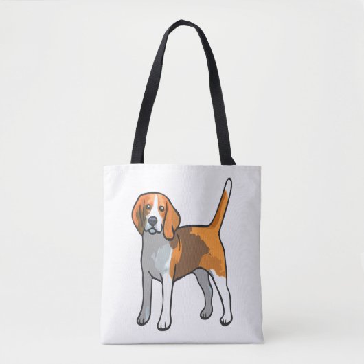 Beagle Dog T-shirt Tote Bag (Voorkant)