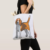 Beagle Dog T-shirt Tote Bag (Dichtbij)