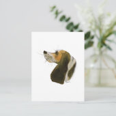 Beagle dog, tony fernandes briefkaart (Staand voorkant)
