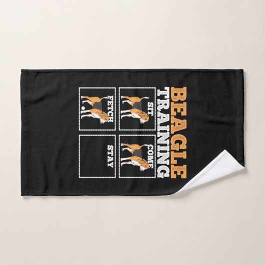 Beagle Dog Training Dog Handdoek (Handdoek)