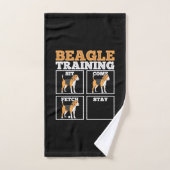 Beagle Dog Training Dog Handdoek (Handdoek)