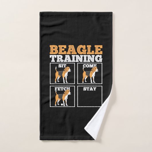 Beagle Dog Training Dog Handdoek (Handdoek)