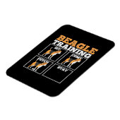 Beagle Dog Training Dog Magneet (Linkerzijde)