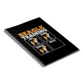 Beagle Dog Training Dog Notitieboek (Rechterzijde)