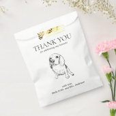 Beagle Dog Treat Pet Drawing Favor Bag Bedankzakje (Gezegeld)