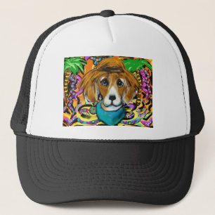 Beagle Dog Trucker Pet