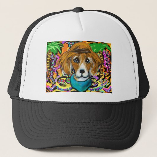 Beagle Dog Trucker Pet (Voorkant)