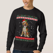Beagle Dog Ugly Sweater Kerstpuppy Hondenliefhebbe (Voorkant)