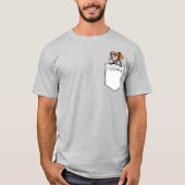 Beagle Dog Upload uw huisje met de naam Aangepast T-shirt (Voorkant)