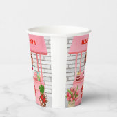 Beagle Dog Valentijnsdag Kissing Booth Papieren Bekers (Rechts)