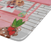 Beagle Dog Valentijnsdag Kissing Booth Snijplank (Hoek)