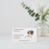 Beagle Dog Visitekaartje (Staand voorkant)